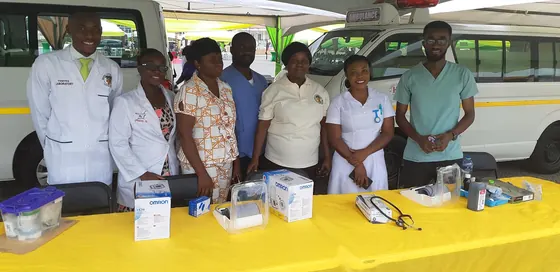 Valentine Golden Ghanem - Cocoa Clinic medical team, National Cocoa Day, 2018.